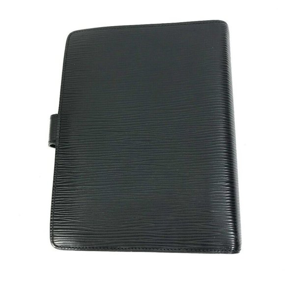 LOUIS VUITTON Epi AgendaMM cover case Notebook cover Epi Leather Black - Picture 8 of 15